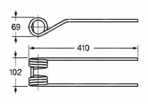 Obrázek k výrobku 57506 - Pružina obraceče 69x102x410