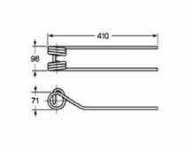 Obrázek k výrobku 57679 - Pružina obraceče 71x98x410