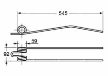 Obrázek k výrobku 57547 - Pružina shrnovače 59x92x545