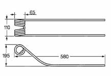 Obrázek k výrobku 57573 - Pružina shrnovače 65x110x580