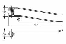 Obrázek k výrobku 57559 - Pružina shrnovače 66x110x610