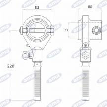 Obrázek k výrobku 62368 - Ráčna pro TOP LINK Ø42 "CRICNIC"
