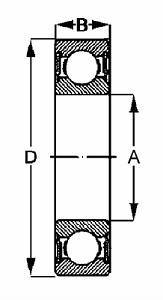 Specifikace - Radiální kuličkové ložisko 6210-2RS