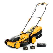 Obrázek k výrobku 94850 - Riwall PRO RALM 4020i SETakumulátorová sekačka 2 x 20 V + 2x 4 Ah baterie + duální rychlonabíječka 4,5 A