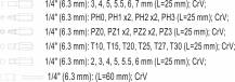 Obrázek k výrobku 68050 - Sada bitů 1/4" 31 ks