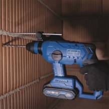 Obrázek k výrobku 91927 - Scheppach BC-RHD230-Xaku 20 V IXES vrtací/sekací kladivo (bez baterie a nabíječky)