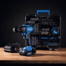 Obrázek k výrobku 91949 - Scheppach C-DTB74/1-X20 V IXES set aku vrtacího šroubováku a 74 ks příslušenství