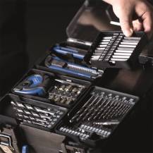 Obrázek k výrobku 91949 - Scheppach C-DTB74/1-Xaku 20 V IXES set vrtacího šroubováku a 74 ks příslušenství