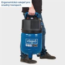Obrázek k výrobku 34618 - Scheppach HC 24 V - bezolejový vertikální kompresor