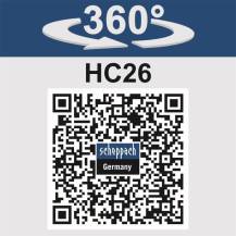 Obrázek k výrobku 54072 - Scheppach HC 26 olejový kompresor 8 bar se vzdušníkem 24 l