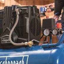 Obrázek k výrobku 74488 - Scheppach HC 51 Sitichý bezolejový dvouválcový kompresor 50 l