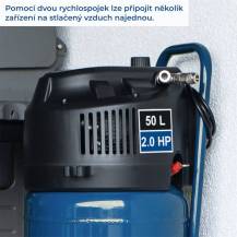 Obrázek k výrobku 40237 - Scheppach HC 51 V - bezolejový vertikální kompresor 50 l