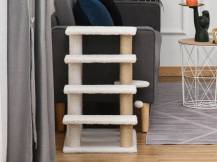 Obrázek k výrobku 125818 - Schůdky pro psy a kočky PAWHUT D06-093, bílé, 60x40x64 cm