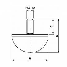 Obrázek k výrobku 9909 - silentblok dorazový
