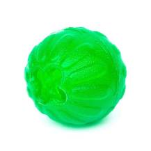 Obrázek k výrobku 75680 - Silikonový míček s otvorem na krmivo, zelený