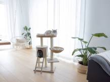 Obrázek k výrobku 125883 - Škrabadlo pro kočky KERBL 84438 BANANA LEAF WAXY, 104x60x40 cm