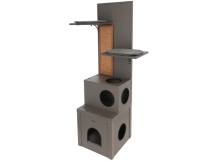 Obrázek k výrobku 125889 - Škrabadlo pro kočky z EKO plastu KERBL 84455 ALEX, 152x42x42 cm