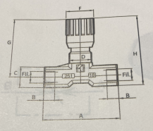 Obrázek k výrobku 33240 - škrtící ventil 1,4"