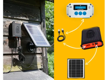 Obrázek k výrobku 126452 - Solární sada k napájení automatického otevírání a zavírání kurníku CHICKEN GUARD SOLAR POWER PACK
