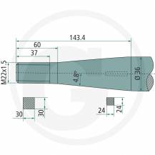 Obrázek k výrobku 75563 - Špice čelního nakladače 605 mm