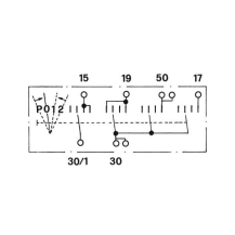 Obrázek k výrobku 62642 - Spínací skříňka 4 pozice klíčku FIAT