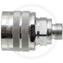 Obrázek k výrobku 126887 - Šroubovací rychlospojka samice KF 15L 3 M22x1,5