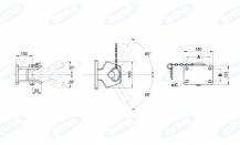 Obrázek k výrobku 56253 - Tažný závěs kat.C, pevný