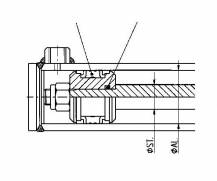 Obrázek k výrobku 60363 - Těsnění pístu hydraulického válce 100/50-60 mm