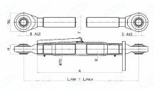 Obrázek k výrobku 60824 - Třetí bod OKO/OKO kat.3, 455-615mm