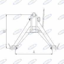 Obrázek k výrobku 62372 - Trojúhelníkový zvedák 1600 kg