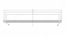 Obrázek k výrobku 61570 - Ukostřovací pásek 400 mm/16 mm²/díra 10,5/10,5 mm