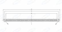 Obrázek k výrobku 61571 - Ukostřovací pásek 420 mm/25 mm²/díra 12,5/12,5 mm