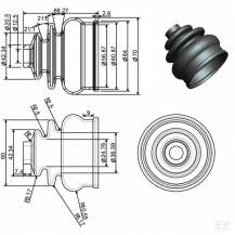Obrázek k výrobku 102456 - Vlnovcový měch