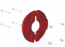 Vnitřní závaží na tažné nápravy