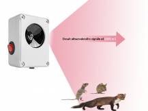 Obrázek k výrobku 120454 - Vodotěsný ultrazvukový plašič na kuny, myši a potkany DRAGON ULTRASONIC C100