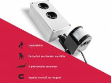 Obrázek k výrobku 120462 - Vodotěsný ultrazvukový plašič na kuny, myši a potkany DRAGON ULTRASONIC E250