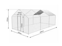 Obrázek k výrobku 125992 - Výběh pro drůbež ZM 3x6x2,45m