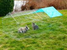 Obrázek k výrobku 125995 - Výběh pro hlodavce s podhrabovou zábranou KERBL 81712, 180x90x75 cm