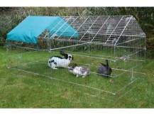 Obrázek k výrobku 125999 - Výběh pro králíky, hlodavce a drůbež KERBL 70345, 220x103x103 cm