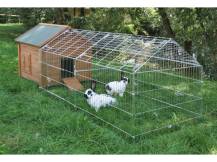 Obrázek k výrobku 125999 - Výběh pro králíky, hlodavce a drůbež KERBL 70345, 220x103x103 cm