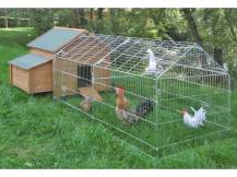 Obrázek k výrobku 125999 - Výběh pro králíky, hlodavce a drůbež KERBL 70345, 220x103x103 cm