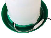 Obrázek k výrobku 126010 - Vyhřívací topný kabel AGF 12V / 6W s adaptérem, nerezové opletení