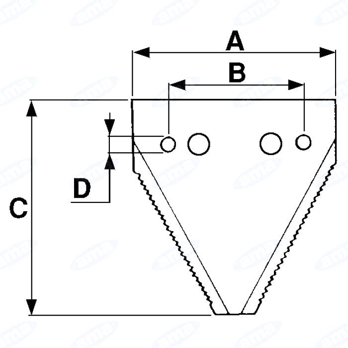 Obrázek k výrobku 22835 - žabka BCS, orig.č. 58059014