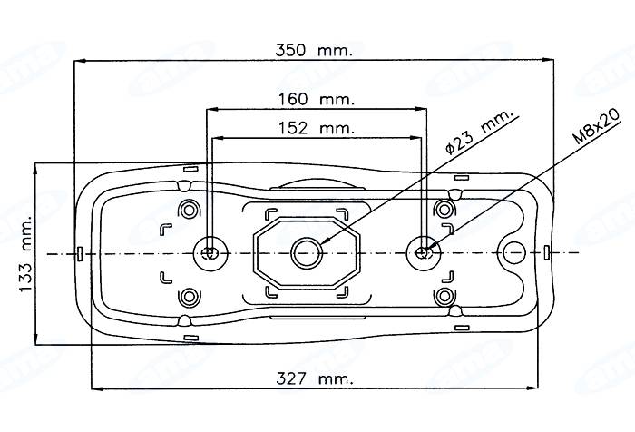 Obrázek k výrobku 0 - Zadní koncová svítilna
