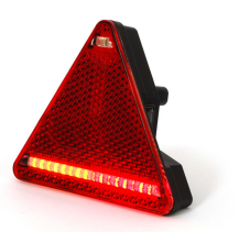 Obrázek k výrobku 62863 - Zadní LED světlo 12–24V, trojúhelníkové,levé