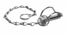 Obrázek k výrobku 10155 - Zajišťovací kolík s řetízkem 19mm