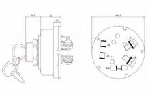 Obrázek k výrobku 59750 - Zapínač/přepínač světel, 6 pozic