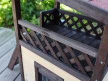 Obrázek k výrobku 126023 - Zateplená bouda pro kočky KERBL 81529 4-SEASON DELUXE, 88x57x77cm