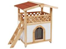 Obrázek k výrobku 126024 - Zateplená bouda pro kočky KERBL 82660 TYROL ALPIN, 88x57x77cm