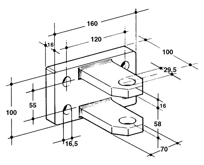 Obrázek k výrobku 23521 - závěs pevný